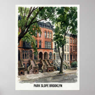 Park Slope Brooklyn New York ポスター