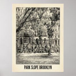 Park Slope Brooklyn New York ポスター