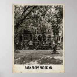 Park Slope Brooklyn New York ポスター