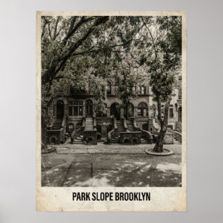Park Slope Brooklyn New York ポスター