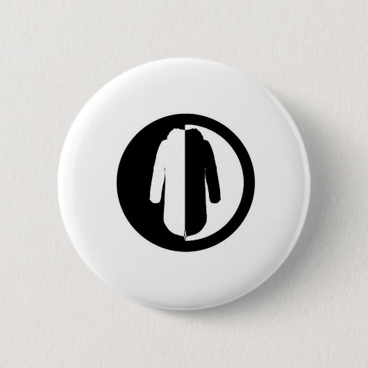 Parka力はクールなレトロのモダンなモチーフです 缶バッジ (正面)