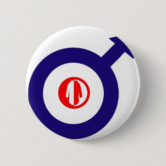 Parka力 + モダンなターゲット 缶バッジ (正面)