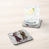 Parkerおよびクライドの魅力的な手押し車 コースター (右側)