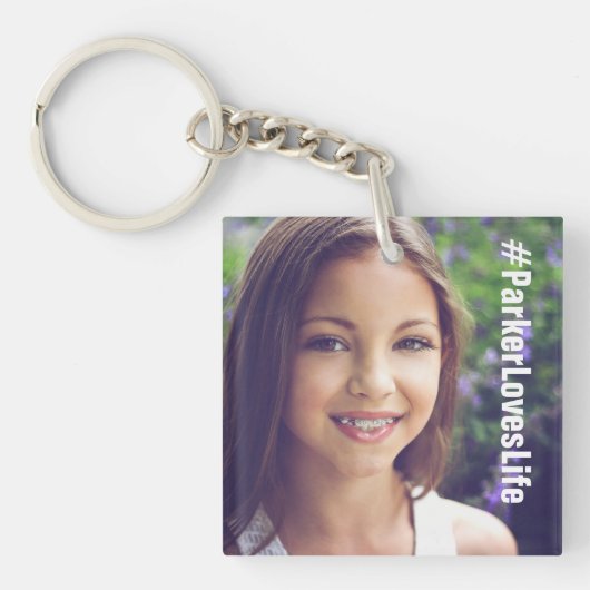 Parkerは生命キーホルダーを愛します キーホルダー (正面)