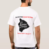 Parker公式のMathcountsのTシャツ Tシャツ (裏面)