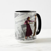 Parker及びクライドの魅力的な手押し車 マグカップ (正面右)