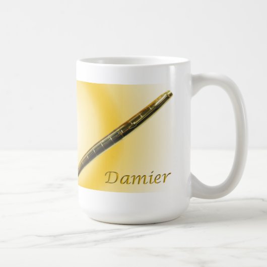 Parker 75 Damierの万年筆のコレクターのマグ コーヒーマグカップ (右)
