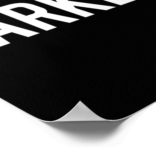 Parker - Cool New Funny Name Fan Gift Tee  ポスター (角)