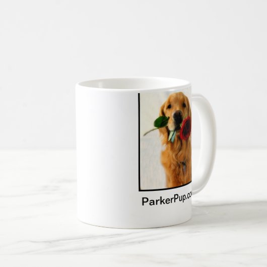 ParkerPup.comのマグ コーヒーマグカップ (正面右)