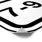 Parking Times Sign Poster ポスター (角)