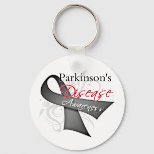Parkinsonsの病気の認識度のリボン キーホルダー