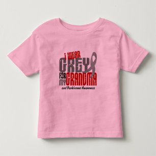 Parkinsonsの病気私は私の祖母6.2のための灰色を身に着けています トドラーTシャツ