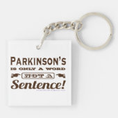 ParkinsonsはBrownテキストのみ キーホルダー (裏面)