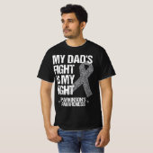 Parkinson's Disease Awareness Dad;s Fight Silver R Tシャツ (正面フル)