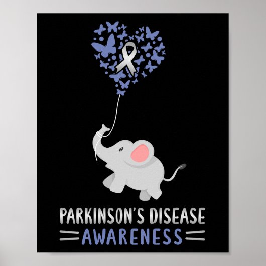 Parkinsons Disease Awareness Mental Illness ポスター (正面)