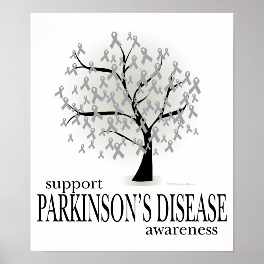Parkinson's Disease Tree ポスター (正面)