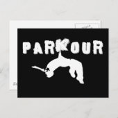 Parkourのアスリート ポストカード (正面/裏面)
