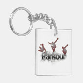 Parkourのキーホルダー キーホルダー (正面左)