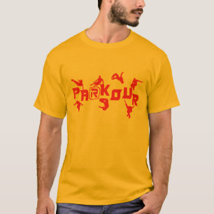 Parkourの赤 Tシャツ