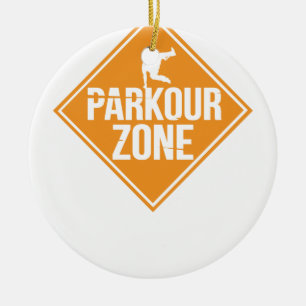 Parkourの逃亡の極度なスポーツの発育阻害はランニングを解放します セラミックオーナメント