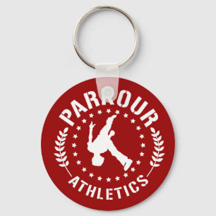 Parkourの運動競技のkeychain キーホルダー
