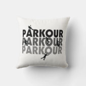Parkourはランニングを解放します クッション (裏面)