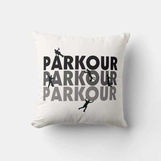 Parkourはランニングを解放します クッション (正面)