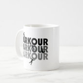 Parkourはランニングを解放します コーヒーマグカップ (正面左)