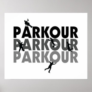 Parkourはランニングを解放します ポスター