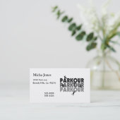 Parkourはランニングを解放します 名刺 (スタンド正面)