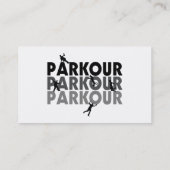 Parkourはランニングを解放します 名刺 (裏面)