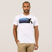 Parkourは青2の薄い色を並べます Tシャツ (正面フル)