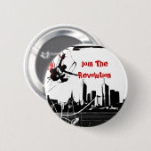 parkourは、改革を結合します 缶バッジ (正面&裏面)