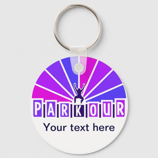 PARKOURキーチェーン キーホルダー (正面)