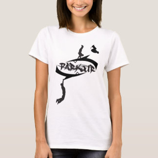 Parkour抽象的なフリップ Tシャツ