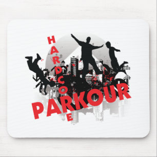 Parkour本格的なグランジな都市 マウスパッド