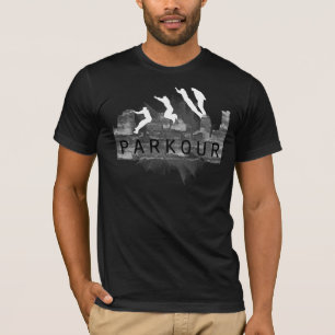 Parkour猫のこつ + 矢 tシャツ