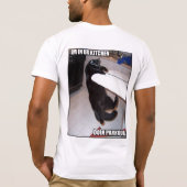 Parkour猫 Tシャツ (裏面)