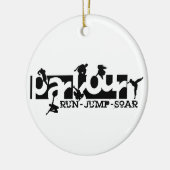 Parkour セラミックオーナメント (左)