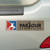 Parkour バンパーステッカー (車上)