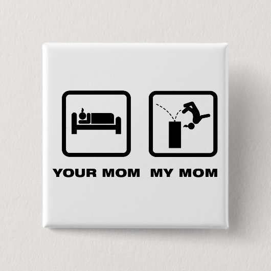 Parkour 缶バッジ (正面)