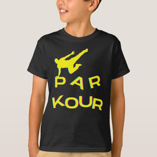 Parkour Distortion Tシャツ (正面)