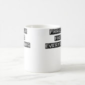 Parkour Fixes Everything Women Men Love Parkour コーヒーマグカップ (中央)