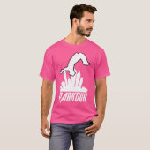 Parkour Freerunner Parkour Runner Parcour Tシャツ (正面フル)