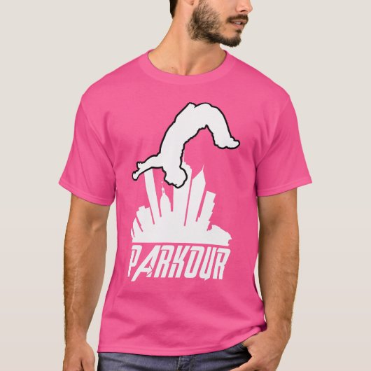 Parkour Freerunner Parkour Runner Parcour Tシャツ (正面)