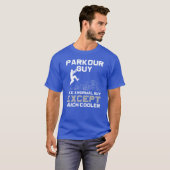 Parkour Hobby Etreme Sportraceur funny Tシャツ (正面フル)