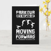 Parkour Is My Way Of Moving Forward カード (黄色い花)