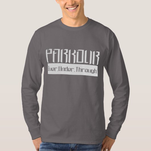 Parkour O.U.Tの白 Tシャツ (正面)