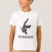 Parkour on rooftops tシャツ (正面)
