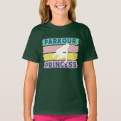Parkour Princess Green Tシャツ (正面)